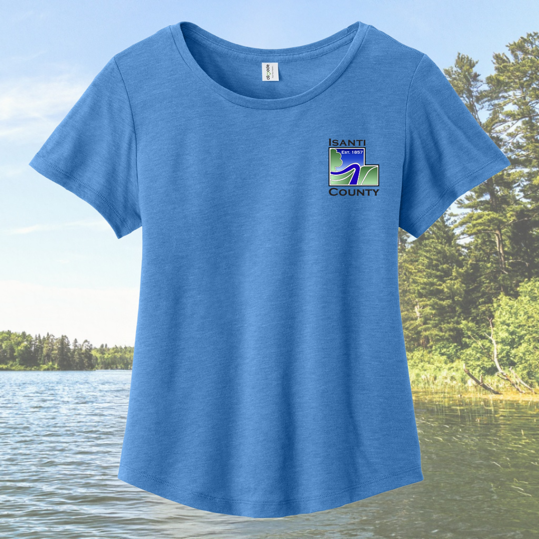 Isanti County Women’s Relaxed Tri-Blend Scoop Neck Tee
