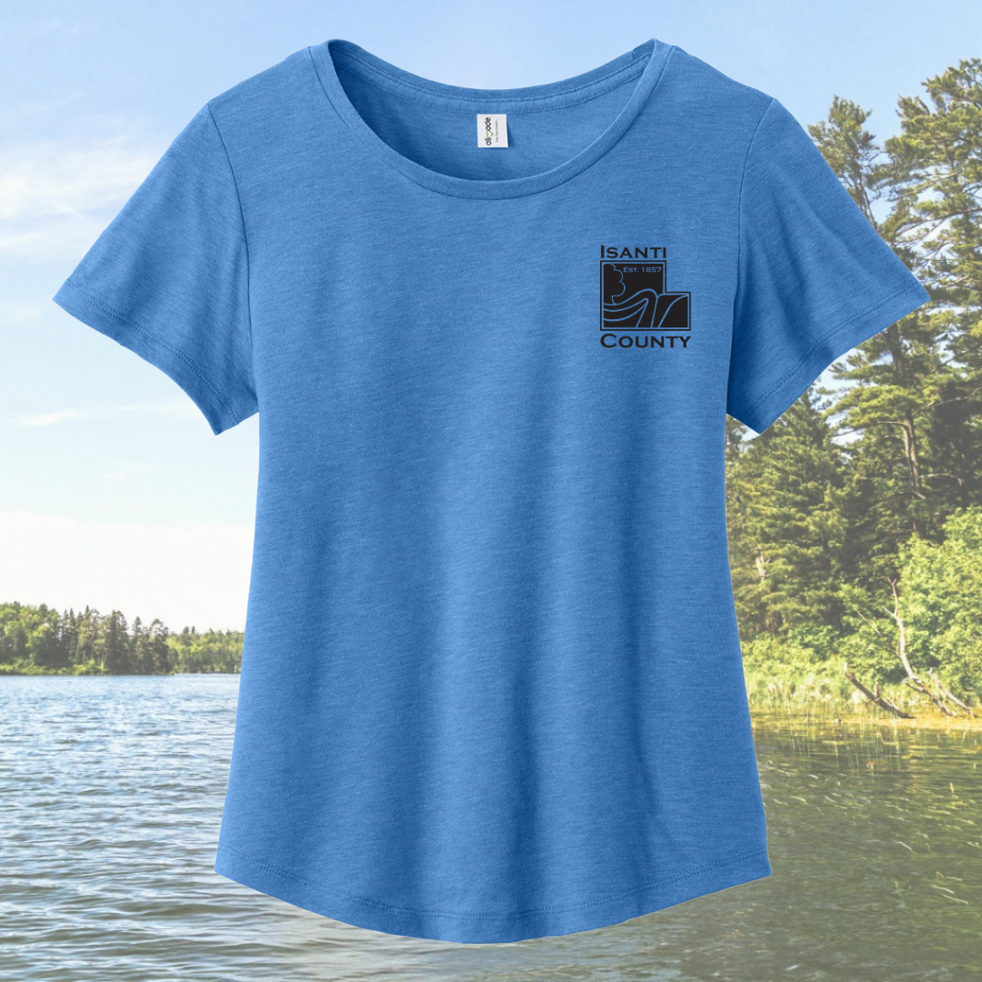 Isanti County Women’s Relaxed Tri-Blend Scoop Neck Tee