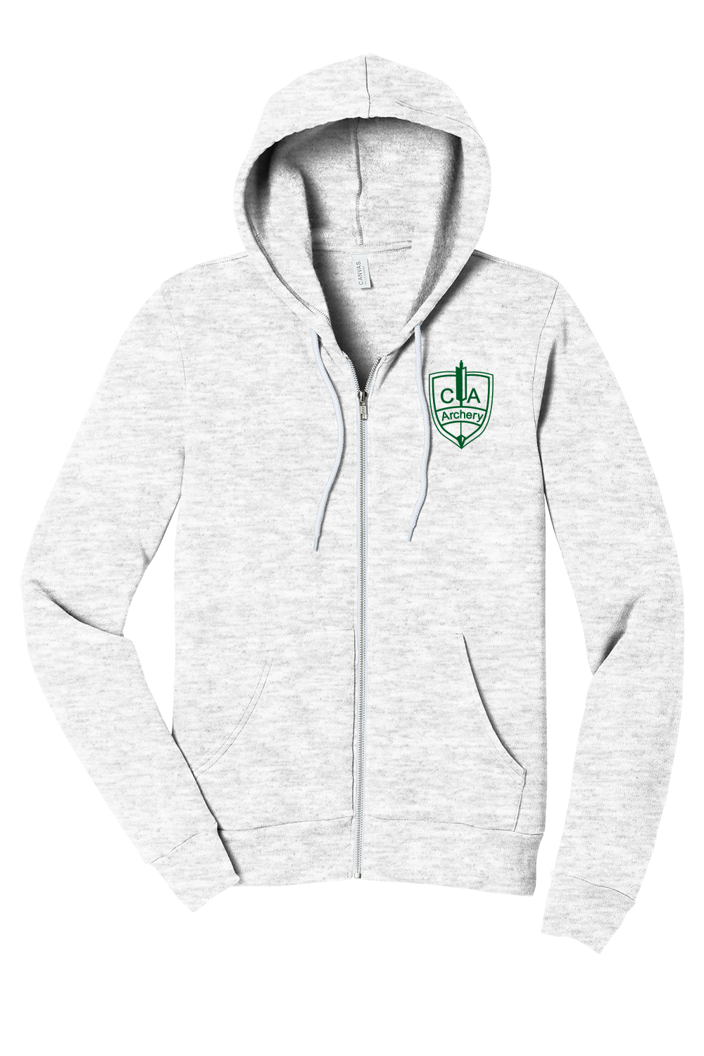 Concordia Academy Archery Unisex Sponge Fleece Full Zip Hoodie