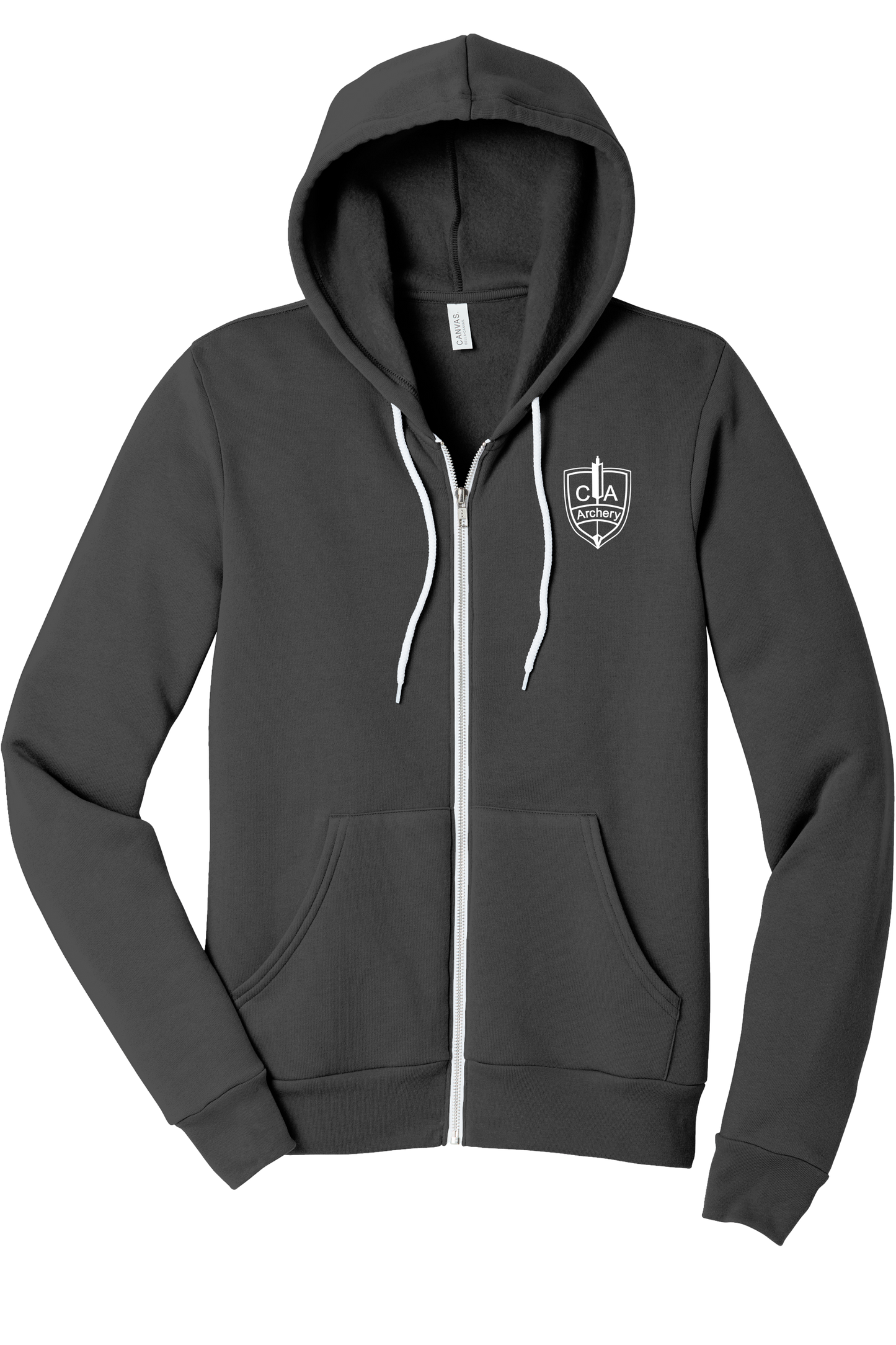 Concordia Academy Archery Unisex Sponge Fleece Full Zip Hoodie