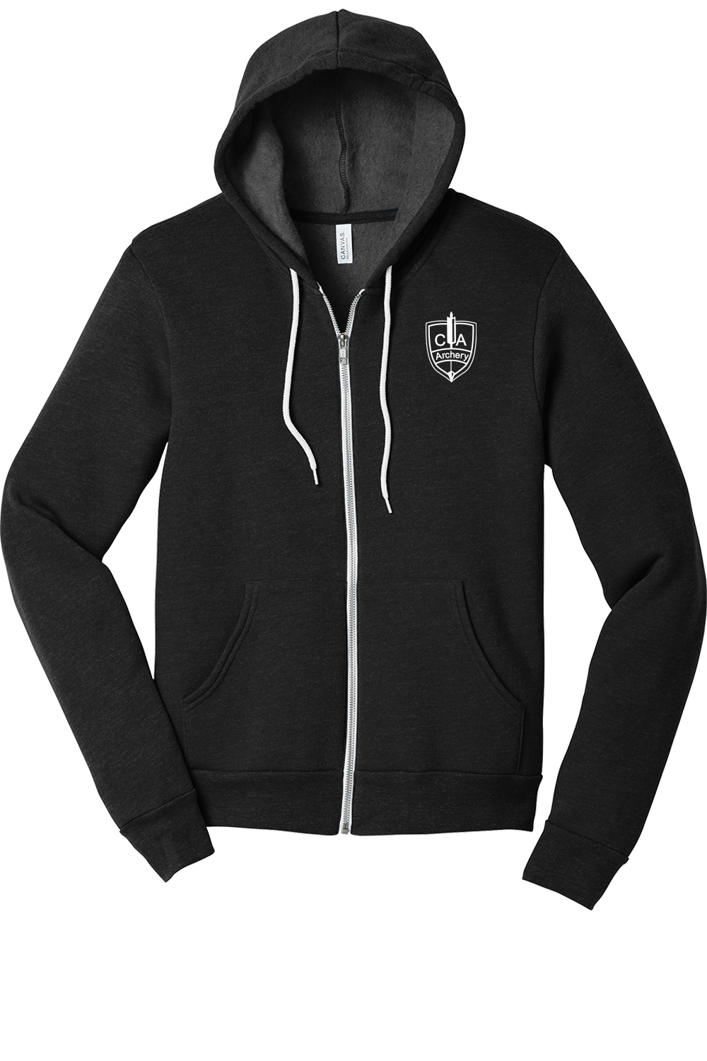 Concordia Academy Archery Unisex Sponge Fleece Full Zip Hoodie