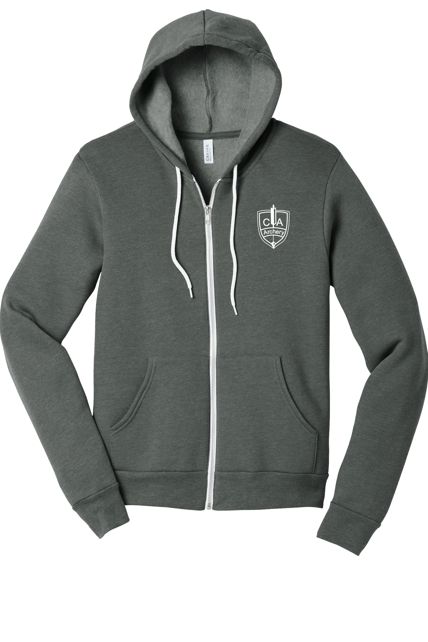 Concordia Academy Archery Unisex Sponge Fleece Full Zip Hoodie