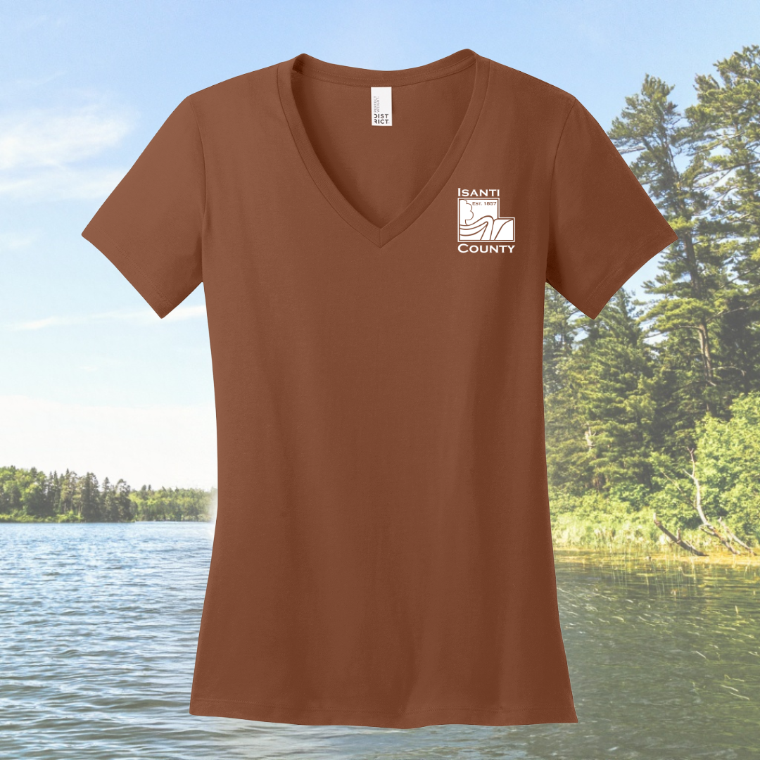 Isanti County Women’s Perfect Weight® V-Neck Tee