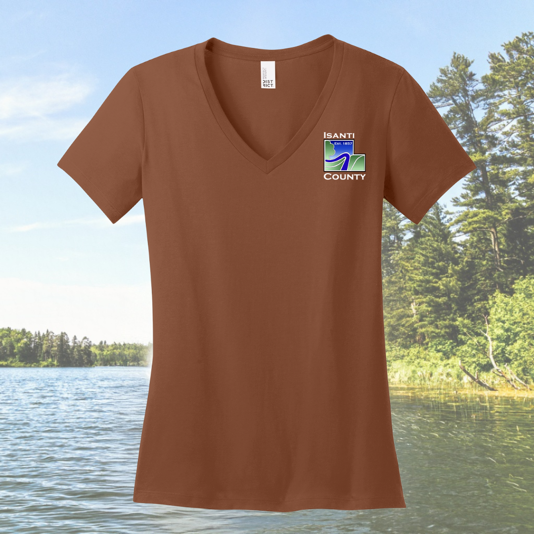 Isanti County Women’s Perfect Weight® V-Neck Tee