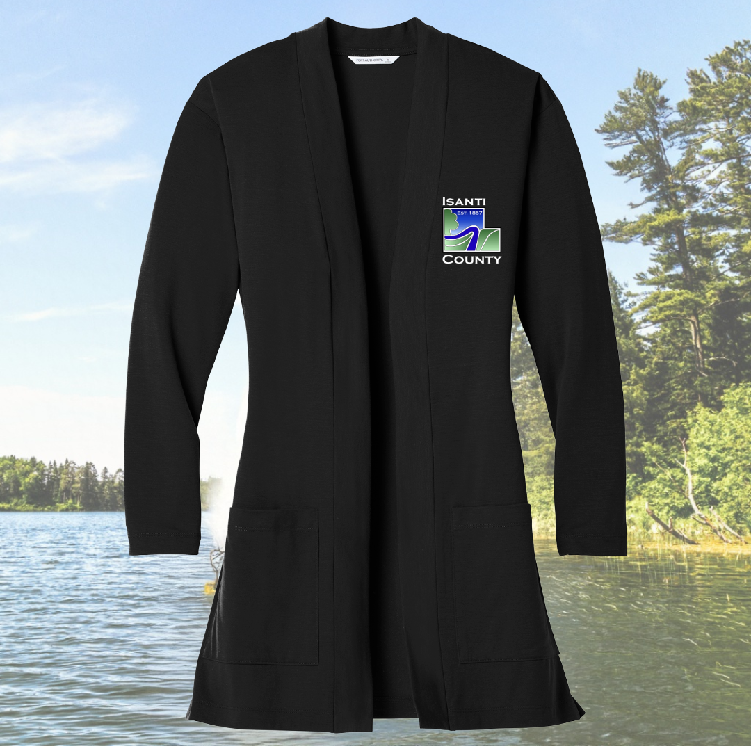 Isanti County Women's Concept Long Pocket Cardigan