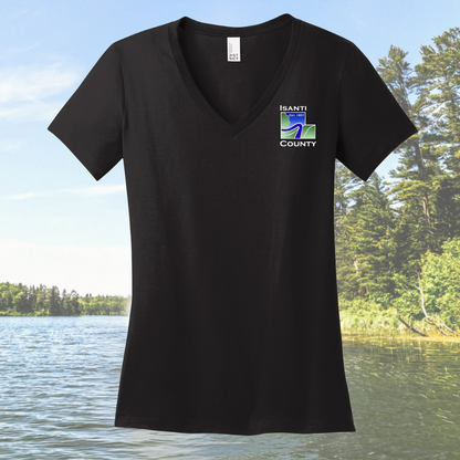 Isanti County Women’s Perfect Weight® V-Neck Tee