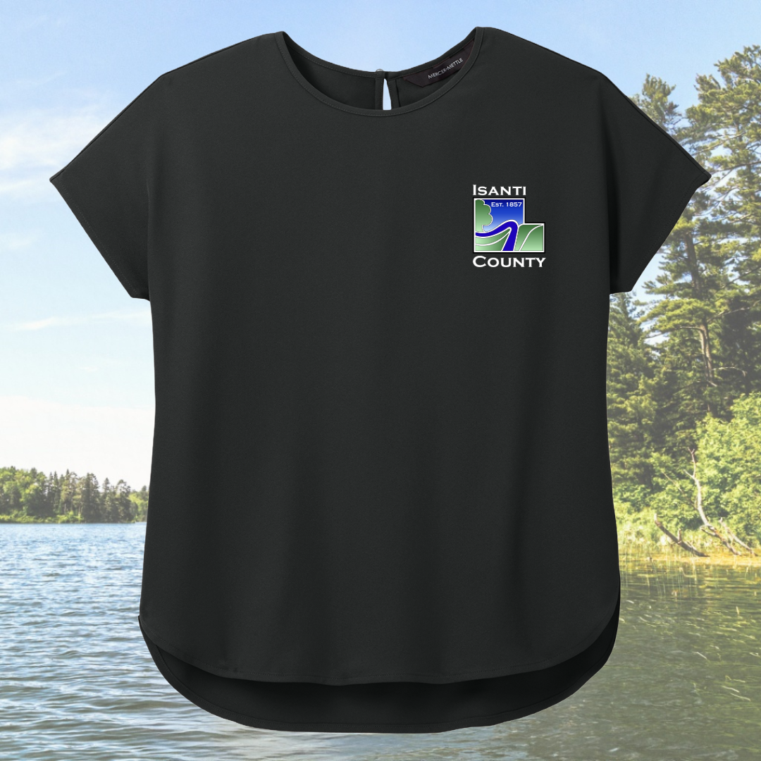 Isanti County Women's Stretch Crepe Crew