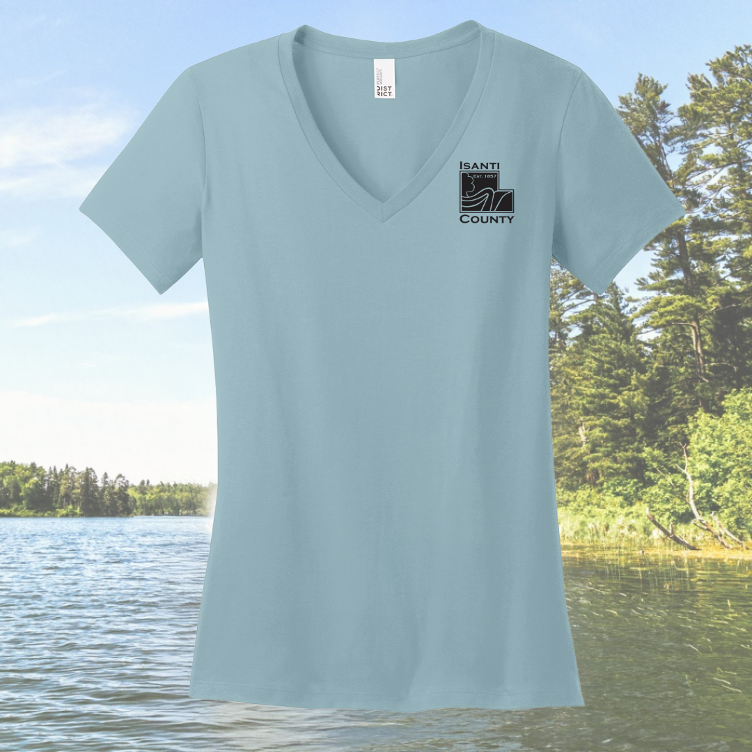 Isanti County Women’s Perfect Weight® V-Neck Tee