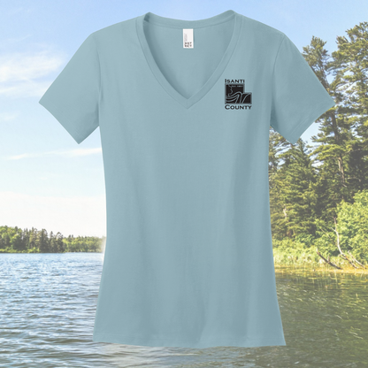 Isanti County Women’s Perfect Weight® V-Neck Tee