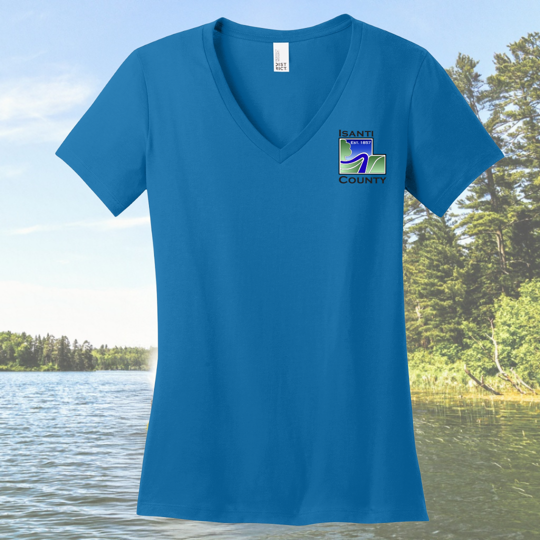 Isanti County Women’s Perfect Weight® V-Neck Tee