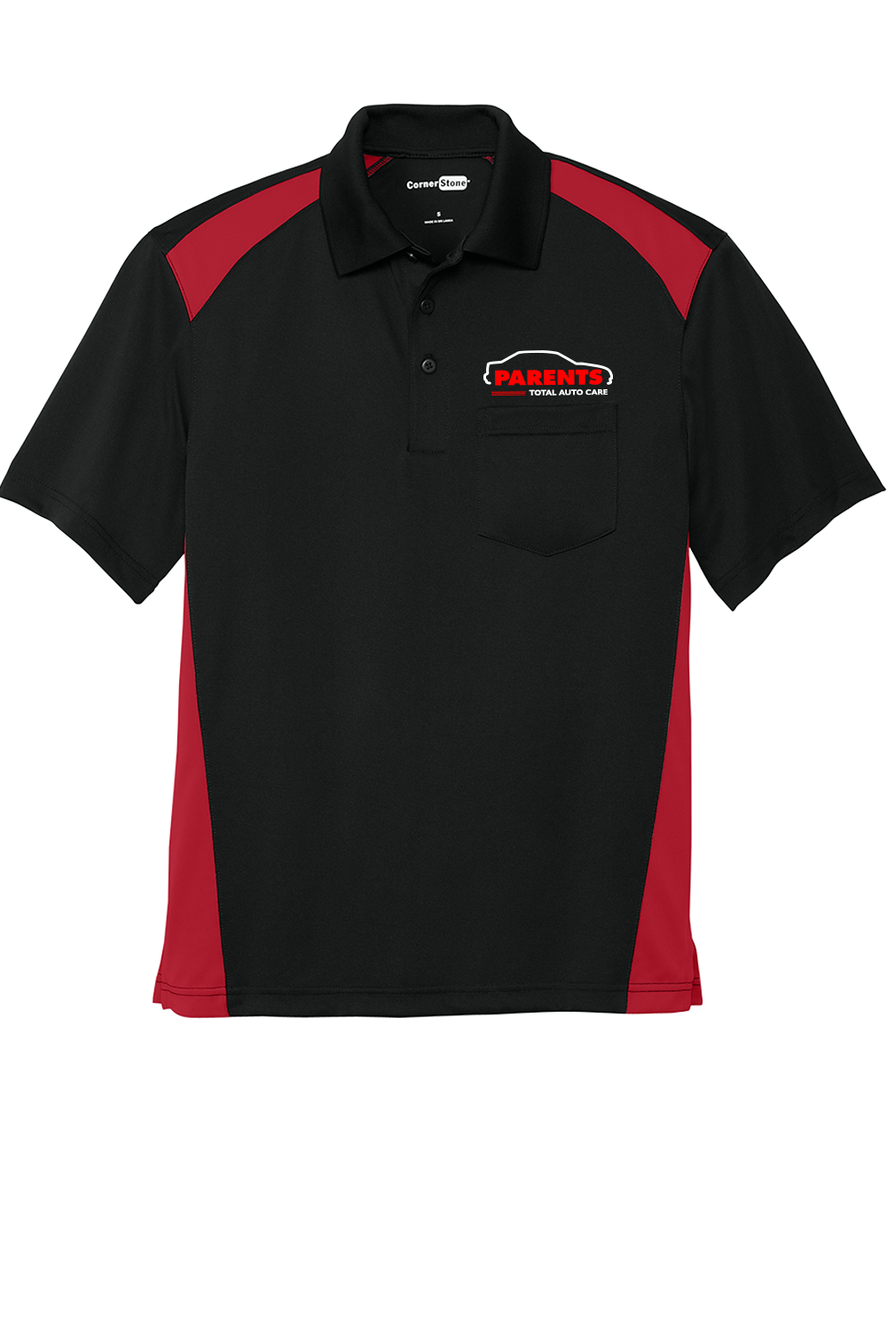 Parents Tech Snag Proof Colorblock Pocket Polo