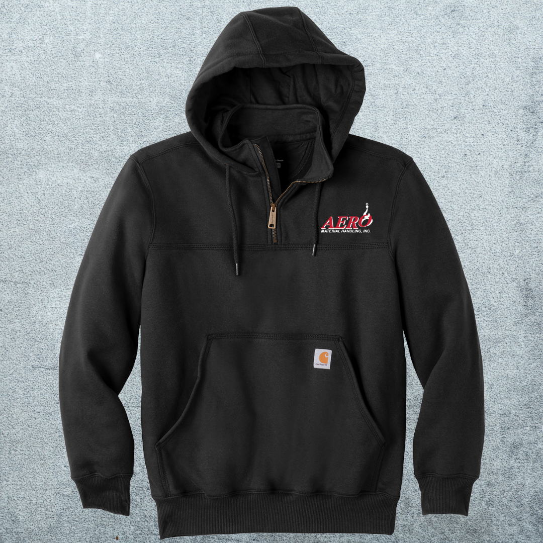 Aero Carhartt Rain Defender Paxton Heavyweight Hooded Zip Mock Sweatshirt