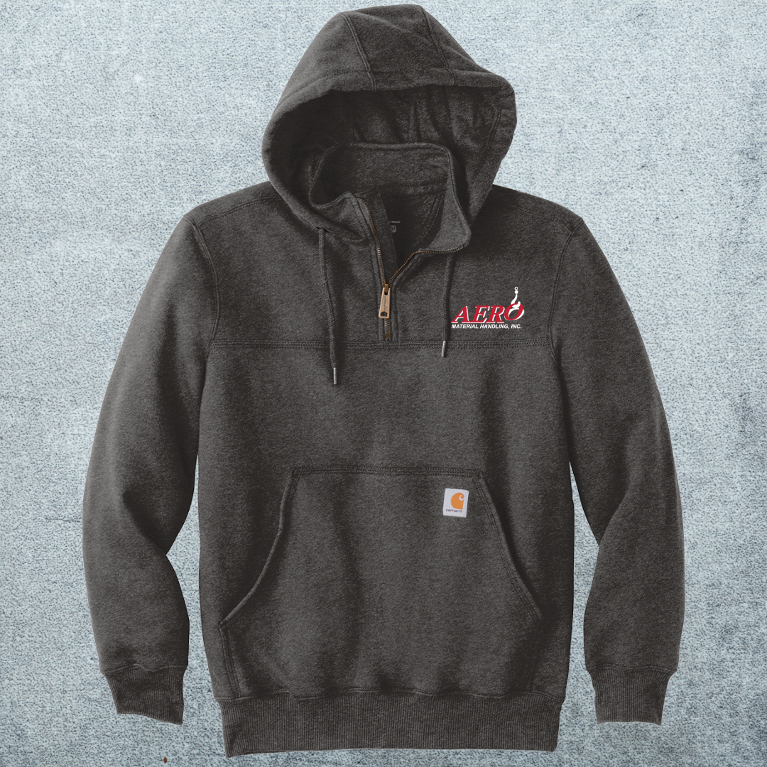 Aero Carhartt Rain Defender Paxton Heavyweight Hooded Zip Mock Sweatshirt