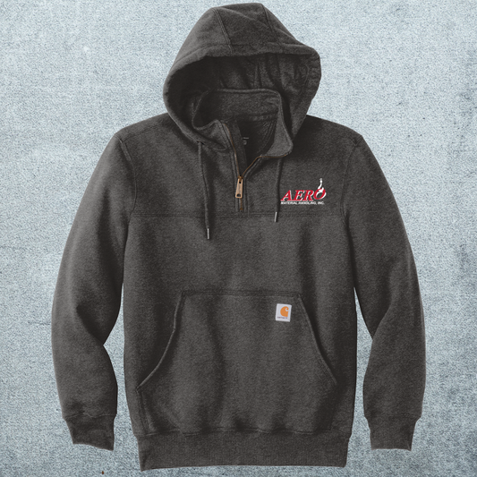 Aero Carhartt Rain Defender Paxton Heavyweight Hooded Zip Mock Sweatshirt