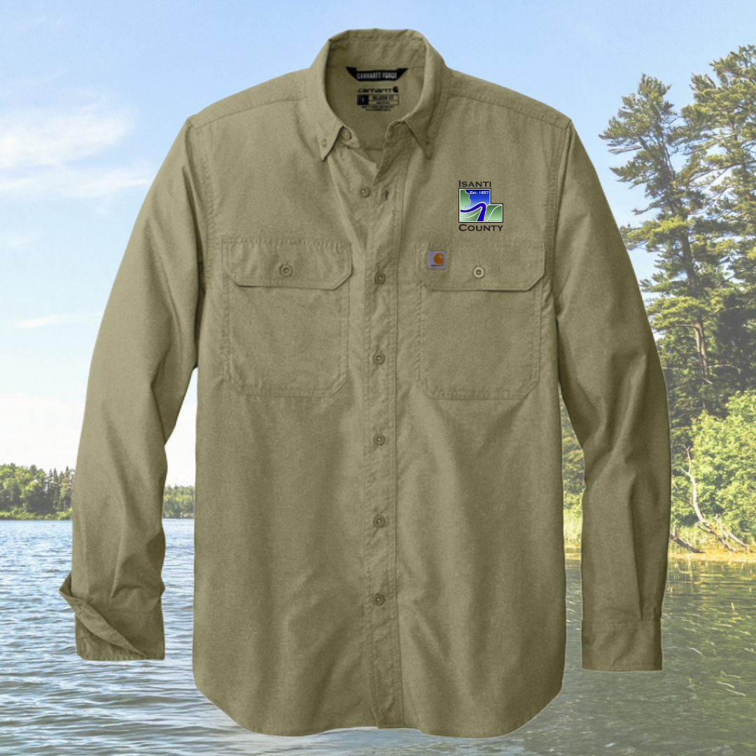 Isanti County Carhartt Force® Solid Long Sleeve Shirt