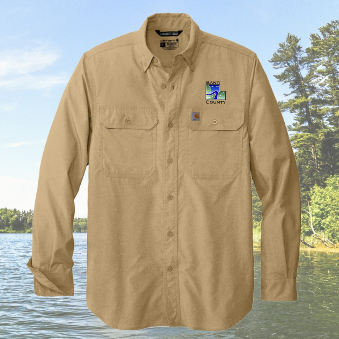 Isanti County Carhartt Force® Solid Long Sleeve Shirt