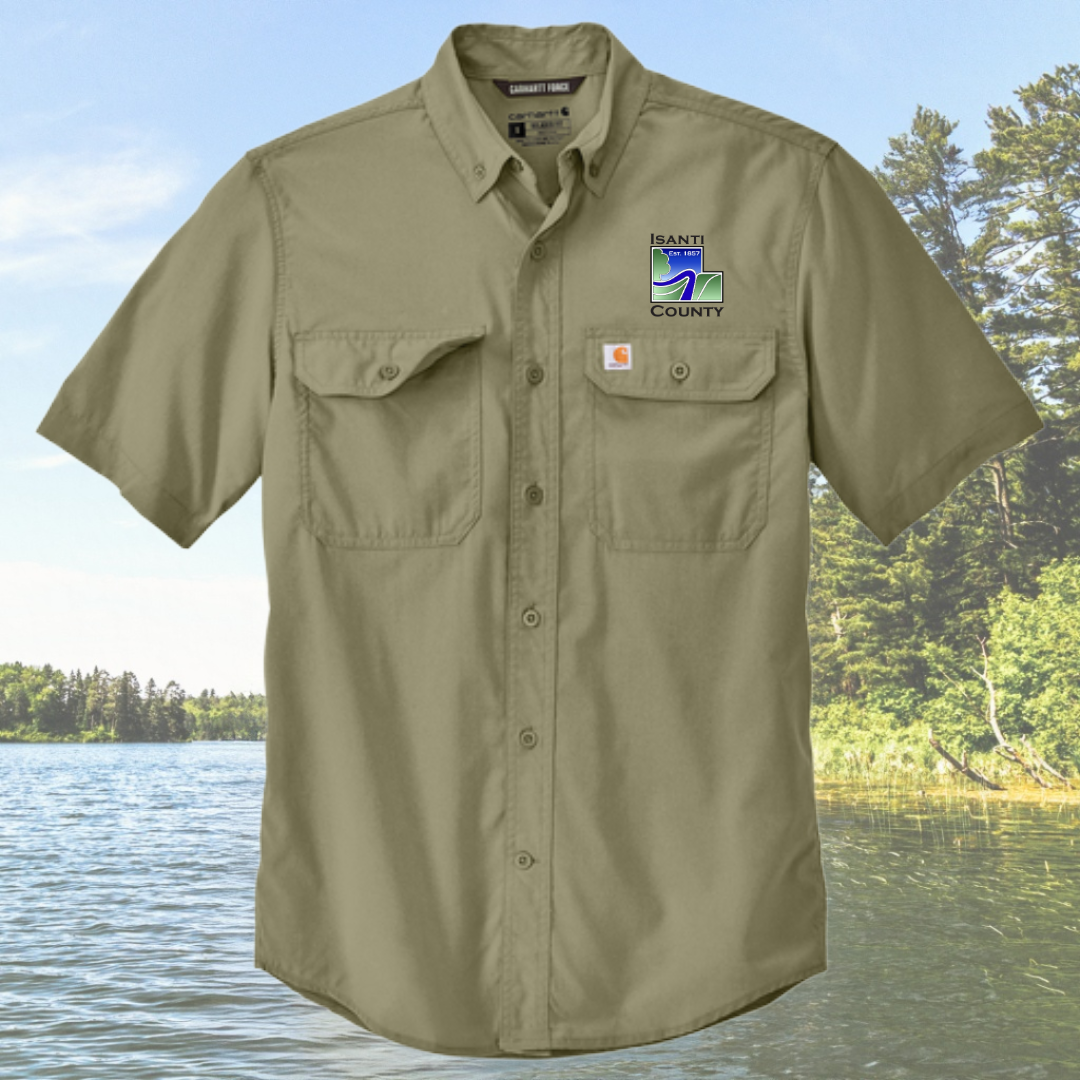 Isanti County Carhartt Force® Solid Short Sleeve Shirt