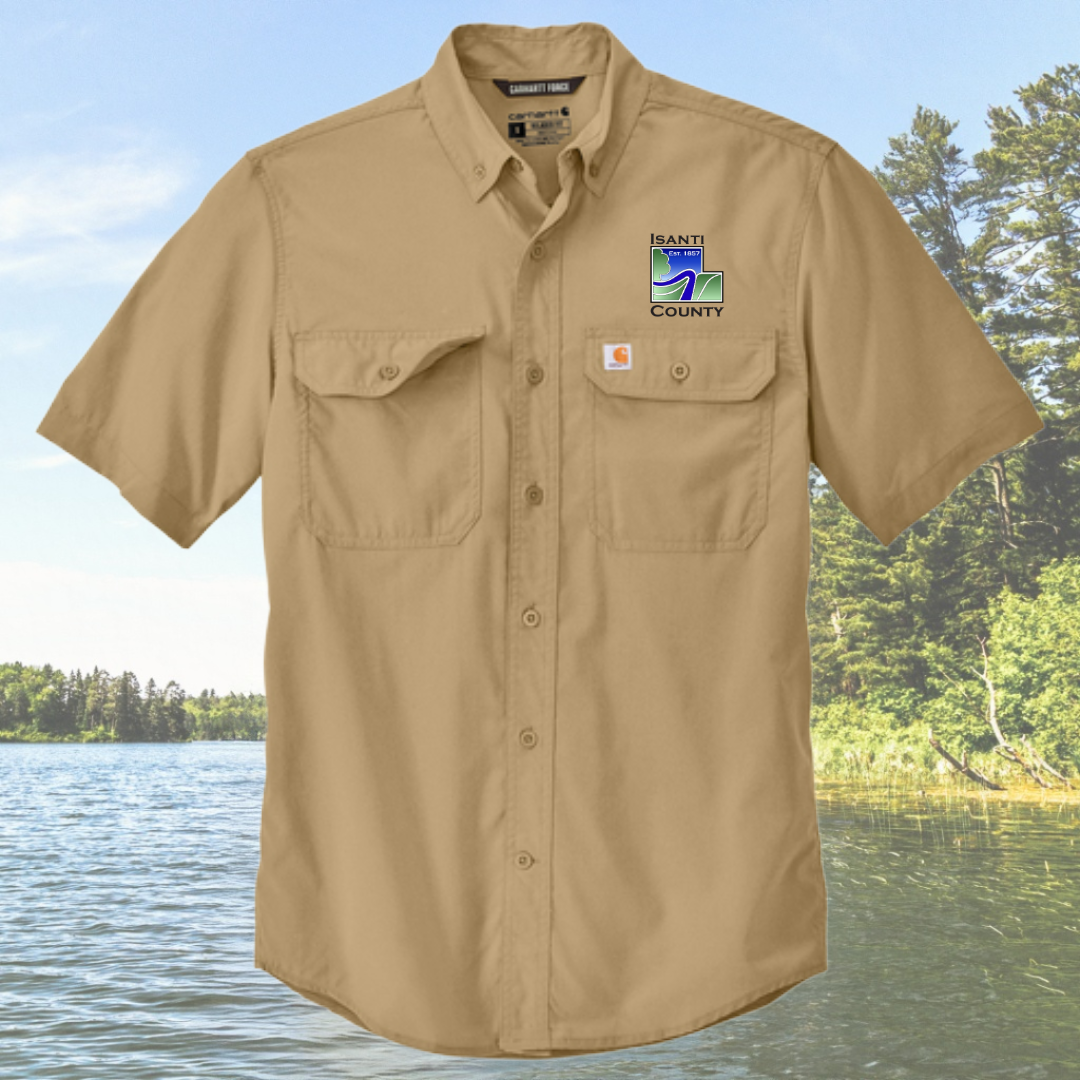 Isanti County Carhartt Force® Solid Short Sleeve Shirt