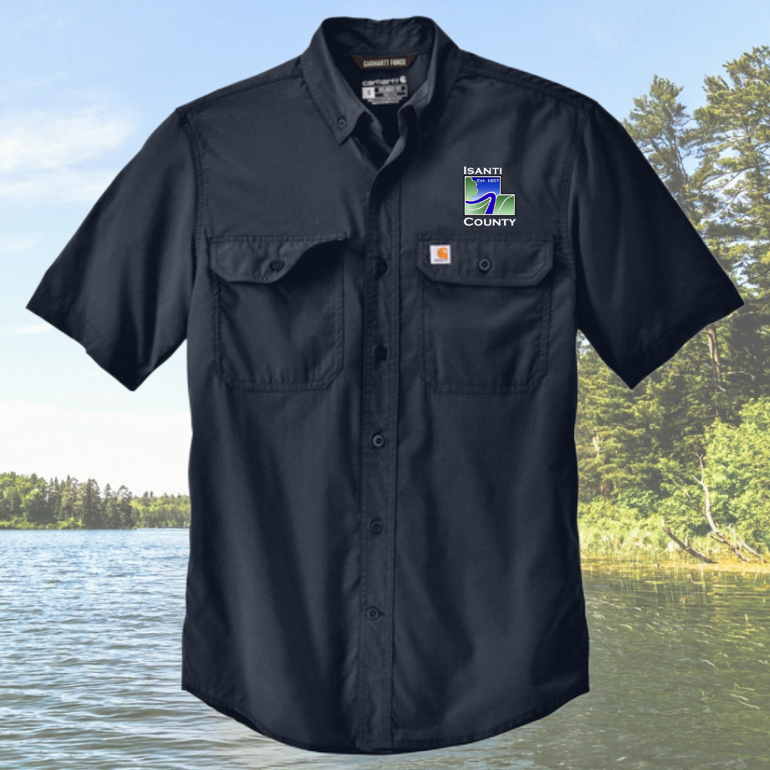 Isanti County Carhartt Force® Solid Short Sleeve Shirt