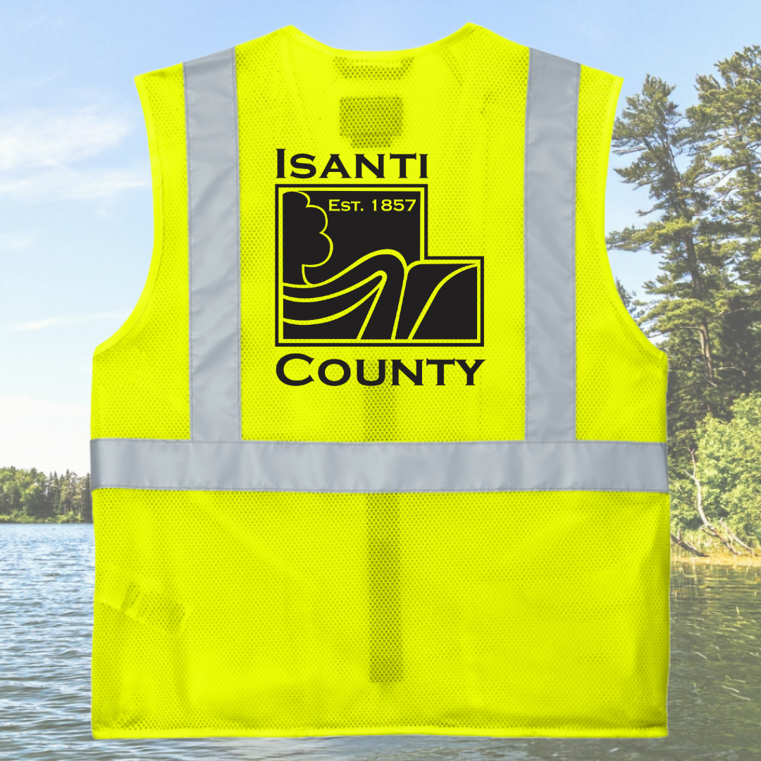 Isanti County Carhartt® ANSI Class 2 Mesh Zip-Front Vest