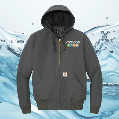 Aquarius Home Services Carhartt Quilted Flannel Lined Duck Active Jacket