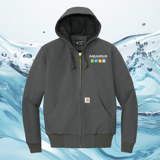 Aquarius Home Services Carhartt Quilted Flannel Lined Duck Active Jacket