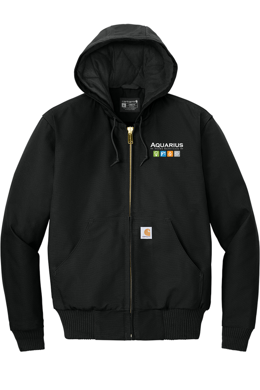 Aquarius Home Services Carhartt Quilted Flannel Lined Duck Active Jacket