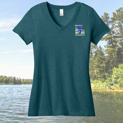 Isanti County Women’s Perfect Weight® V-Neck Tee