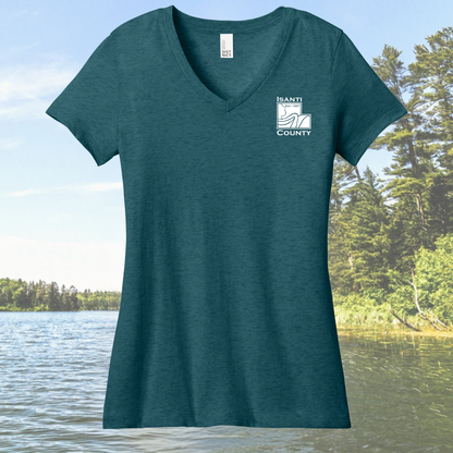 Isanti County Women’s Perfect Weight® V-Neck Tee