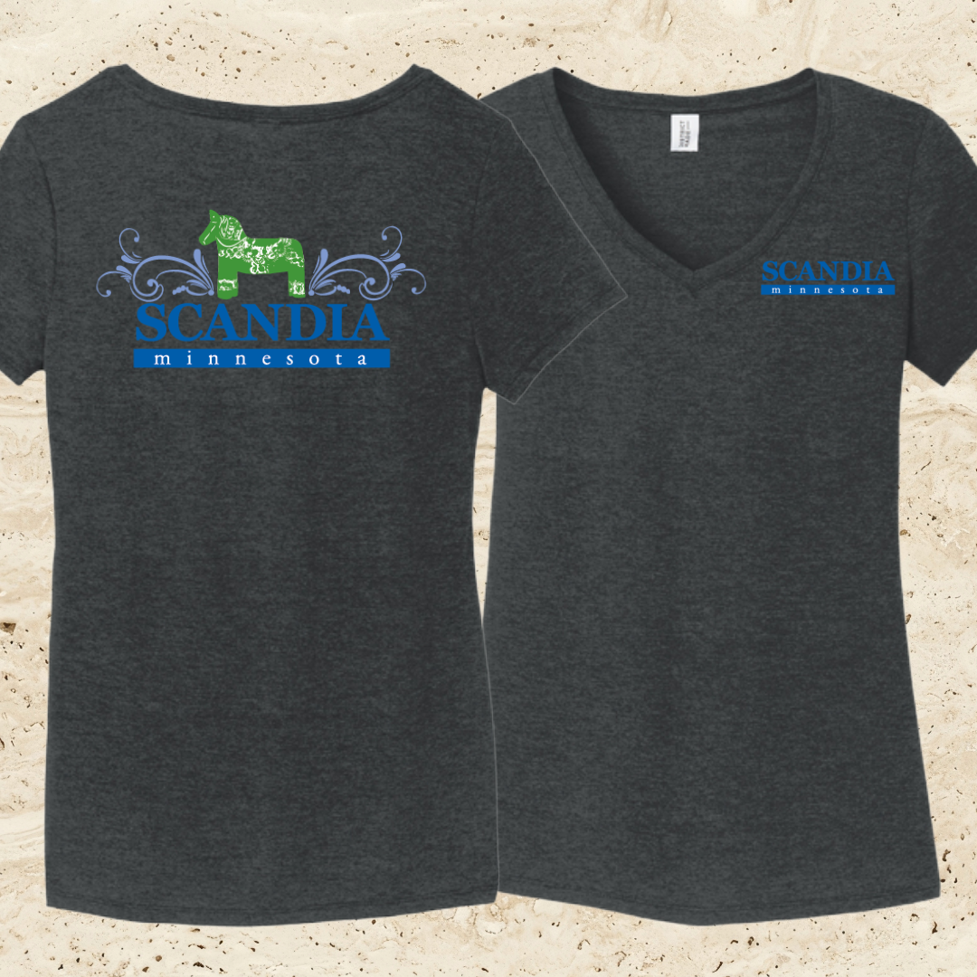 City of Scandia Woman’s V-Neck Tee