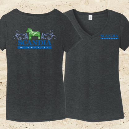 City of Scandia Woman’s V-Neck Tee