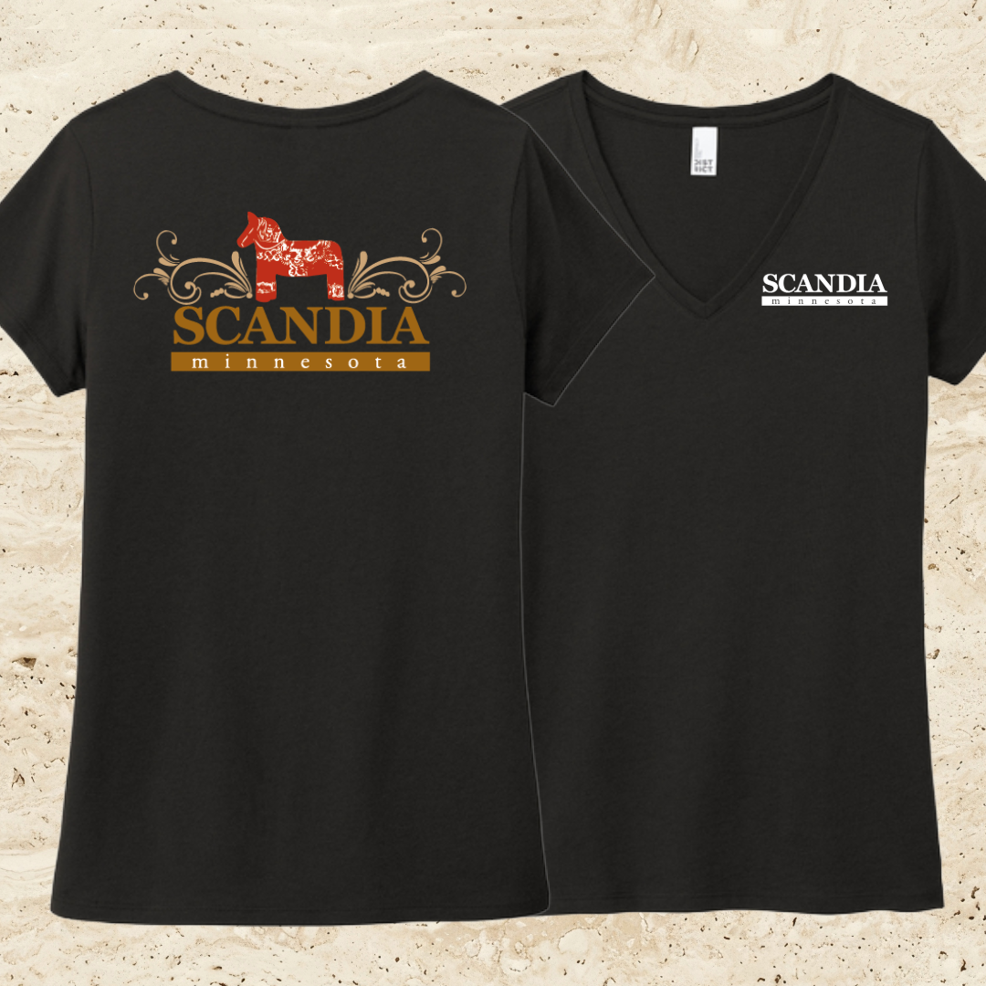 City of Scandia Woman’s V-Neck Tee