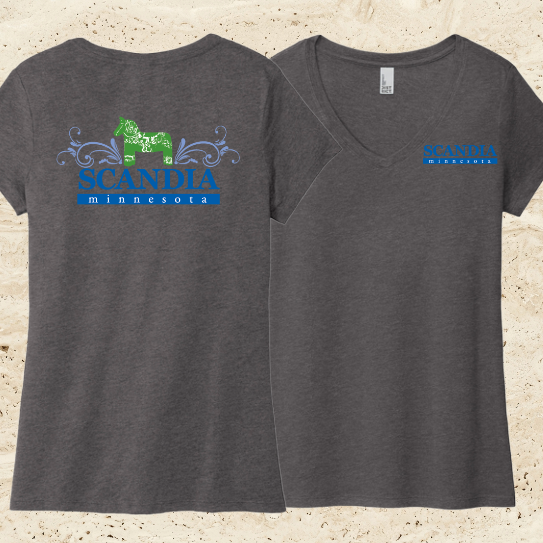 City of Scandia Woman’s V-Neck Tee