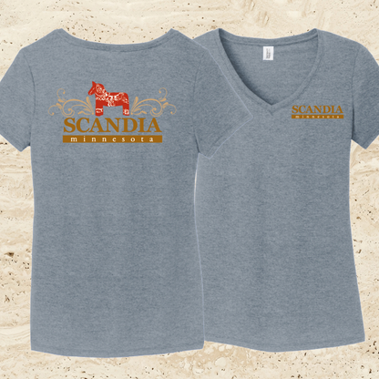 City of Scandia Woman’s V-Neck Tee