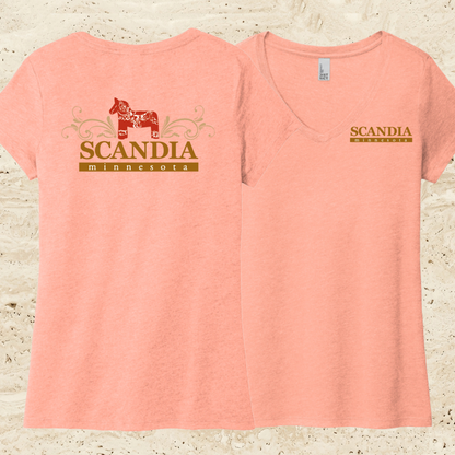 City of Scandia Woman’s V-Neck Tee