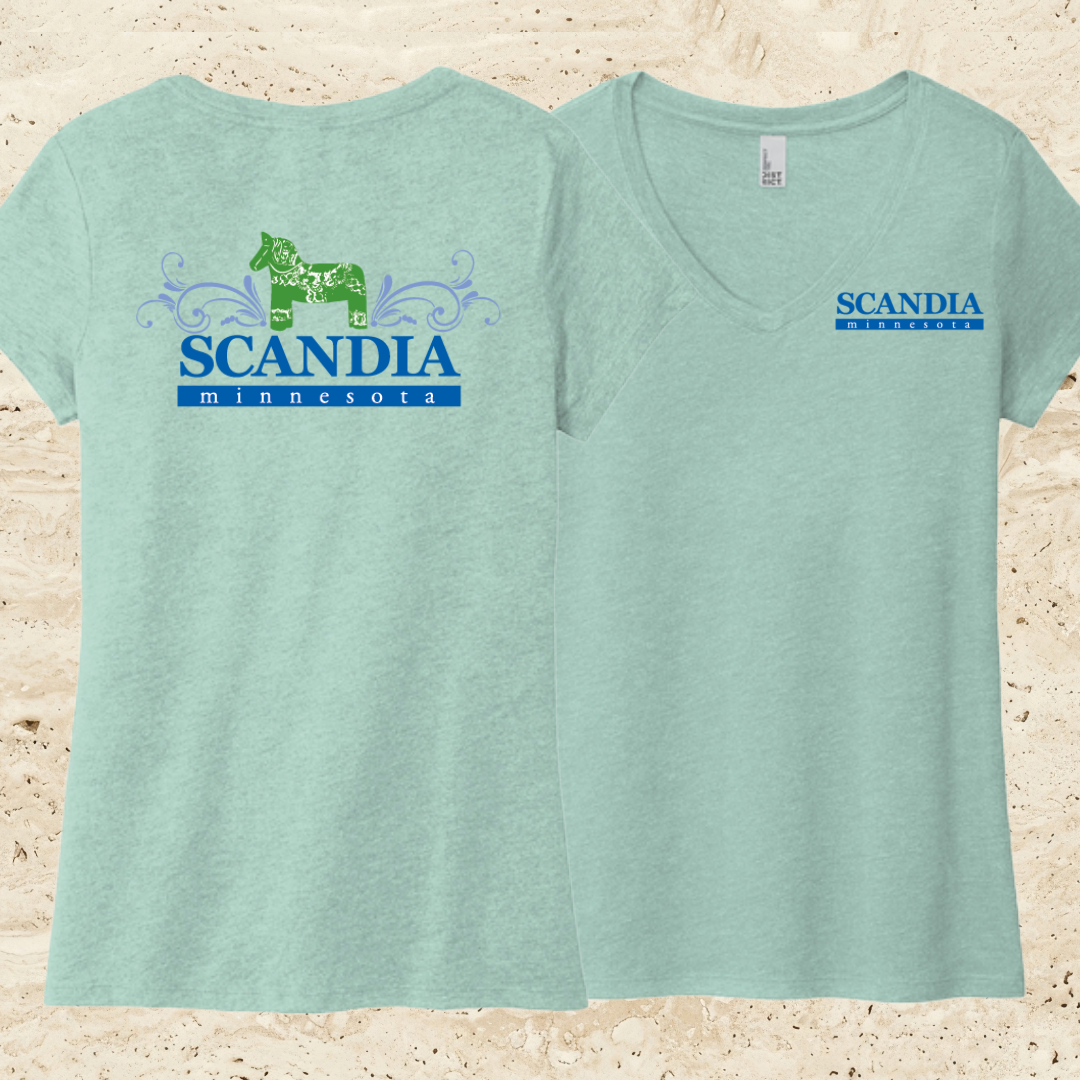City of Scandia Woman’s V-Neck Tee
