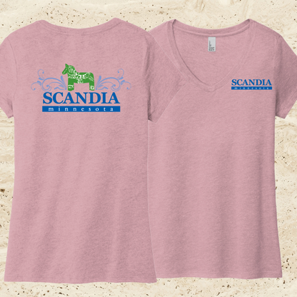 City of Scandia Woman’s V-Neck Tee