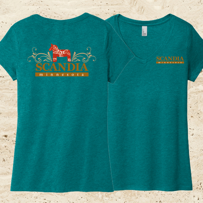 City of Scandia Woman’s V-Neck Tee