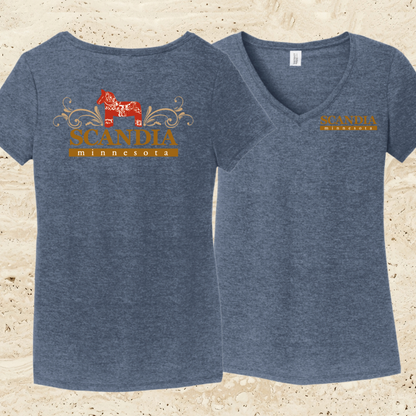 City of Scandia Woman’s V-Neck Tee