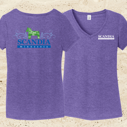 City of Scandia Woman’s V-Neck Tee