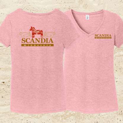 City of Scandia Woman’s V-Neck Tee