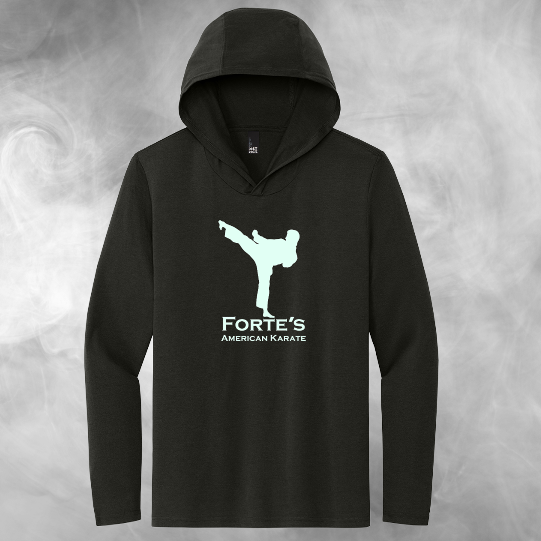 Forte's Karate Spring Tri-blend Long Sleeve T-shirt Hoodie