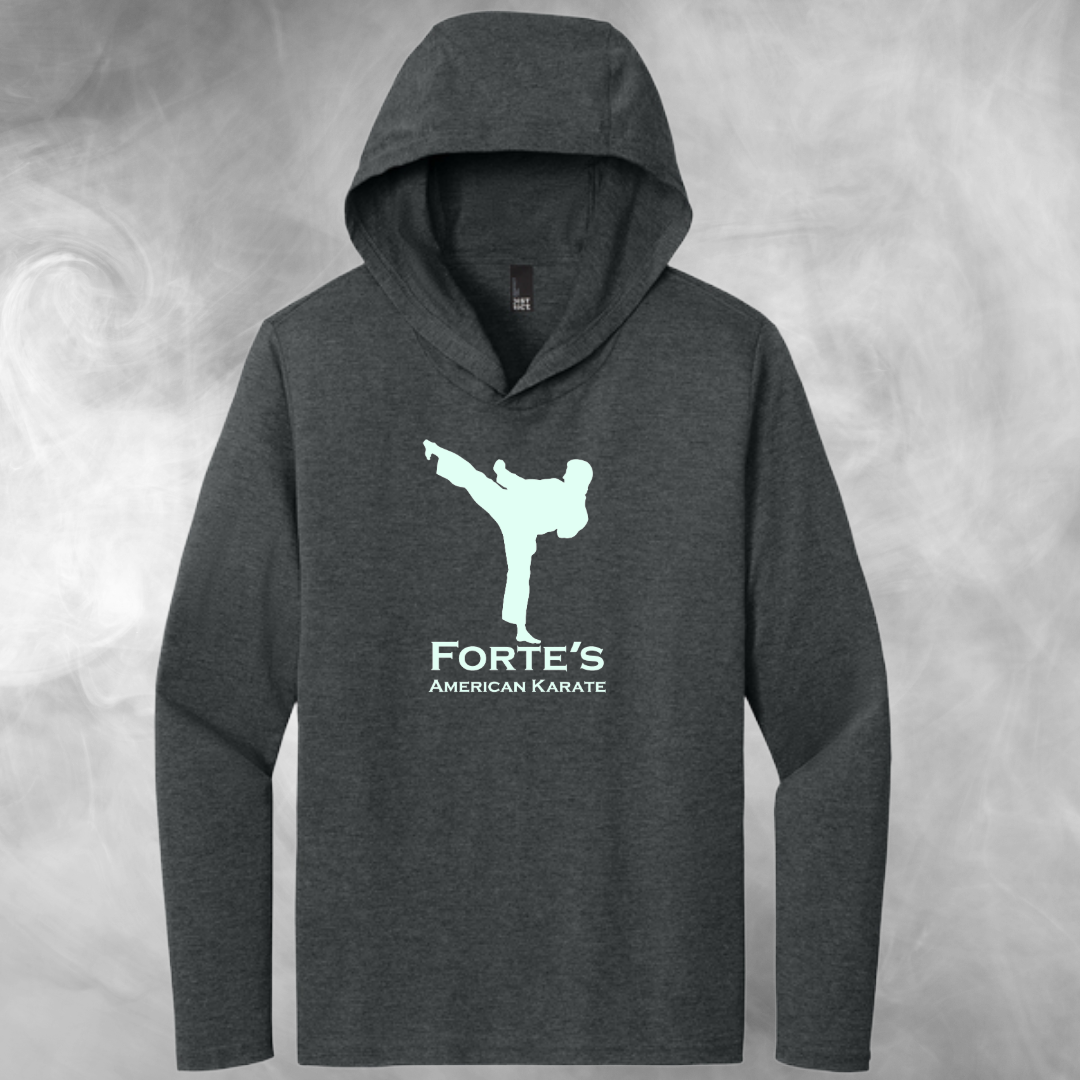 Forte's Karate Spring Tri-blend Long Sleeve T-shirt Hoodie