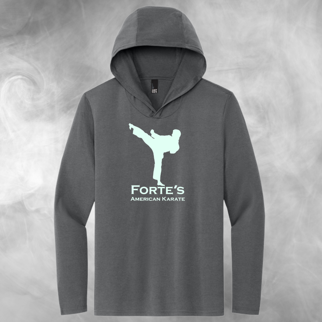 Forte's Karate Spring Tri-blend Long Sleeve T-shirt Hoodie