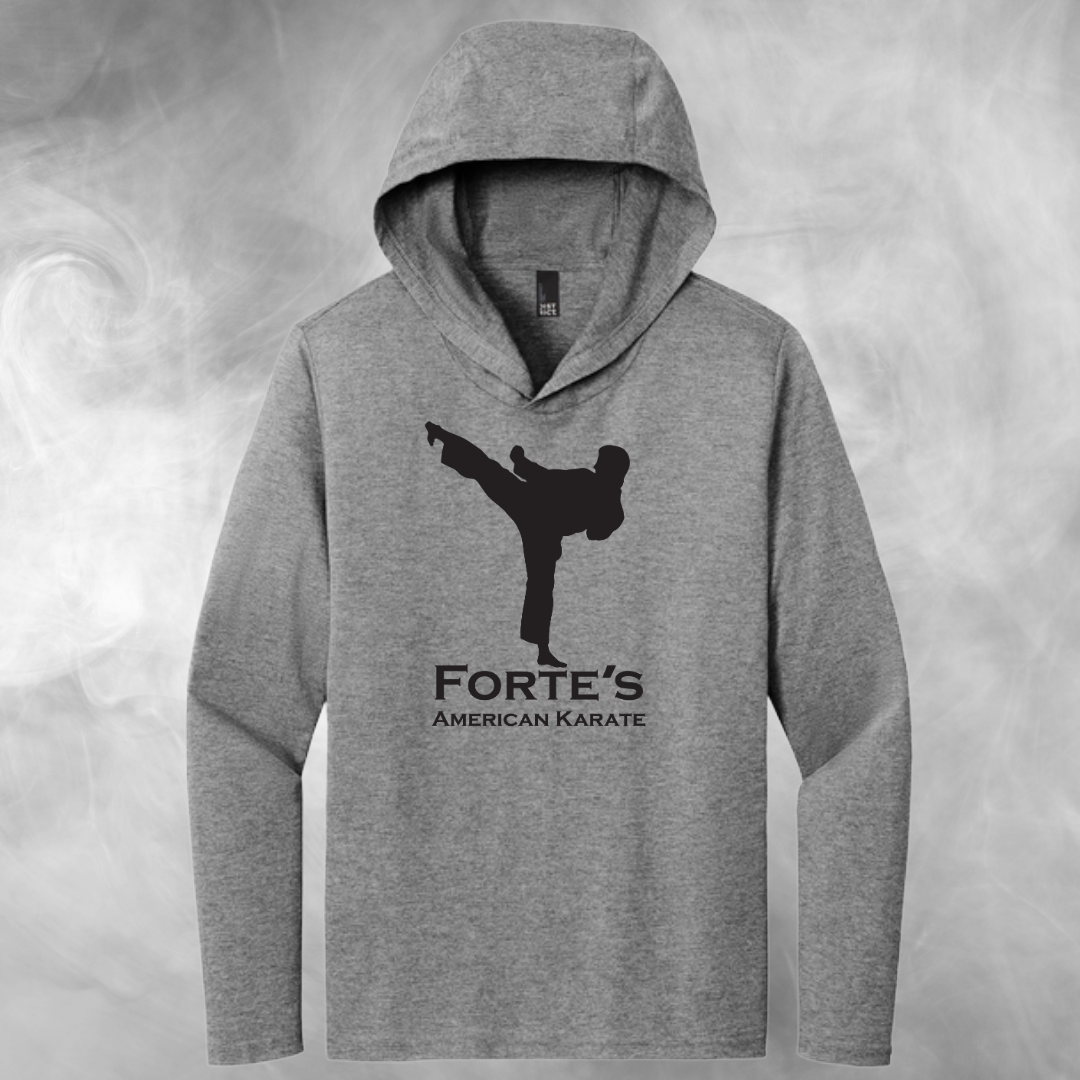 Forte's Karate Spring Tri-blend Long Sleeve T-shirt Hoodie