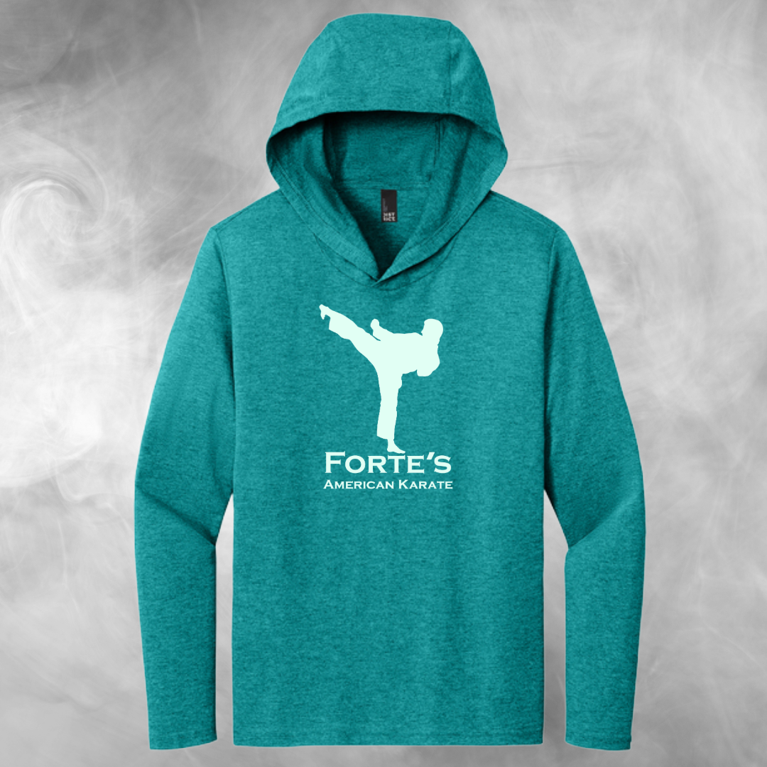 Forte's Karate Spring Tri-blend Long Sleeve T-shirt Hoodie