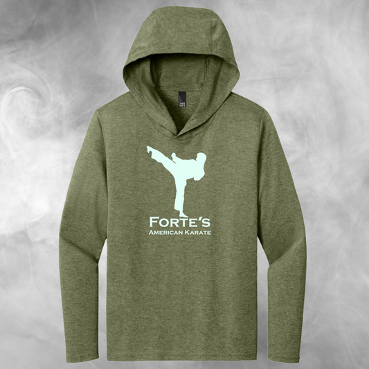 Forte's Karate Spring Tri-blend Long Sleeve T-shirt Hoodie