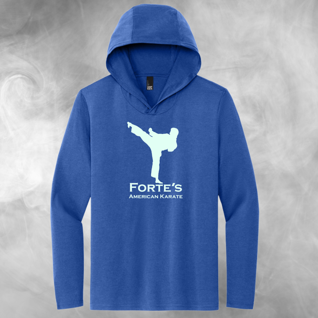 Forte's Karate Spring Tri-blend Long Sleeve T-shirt Hoodie