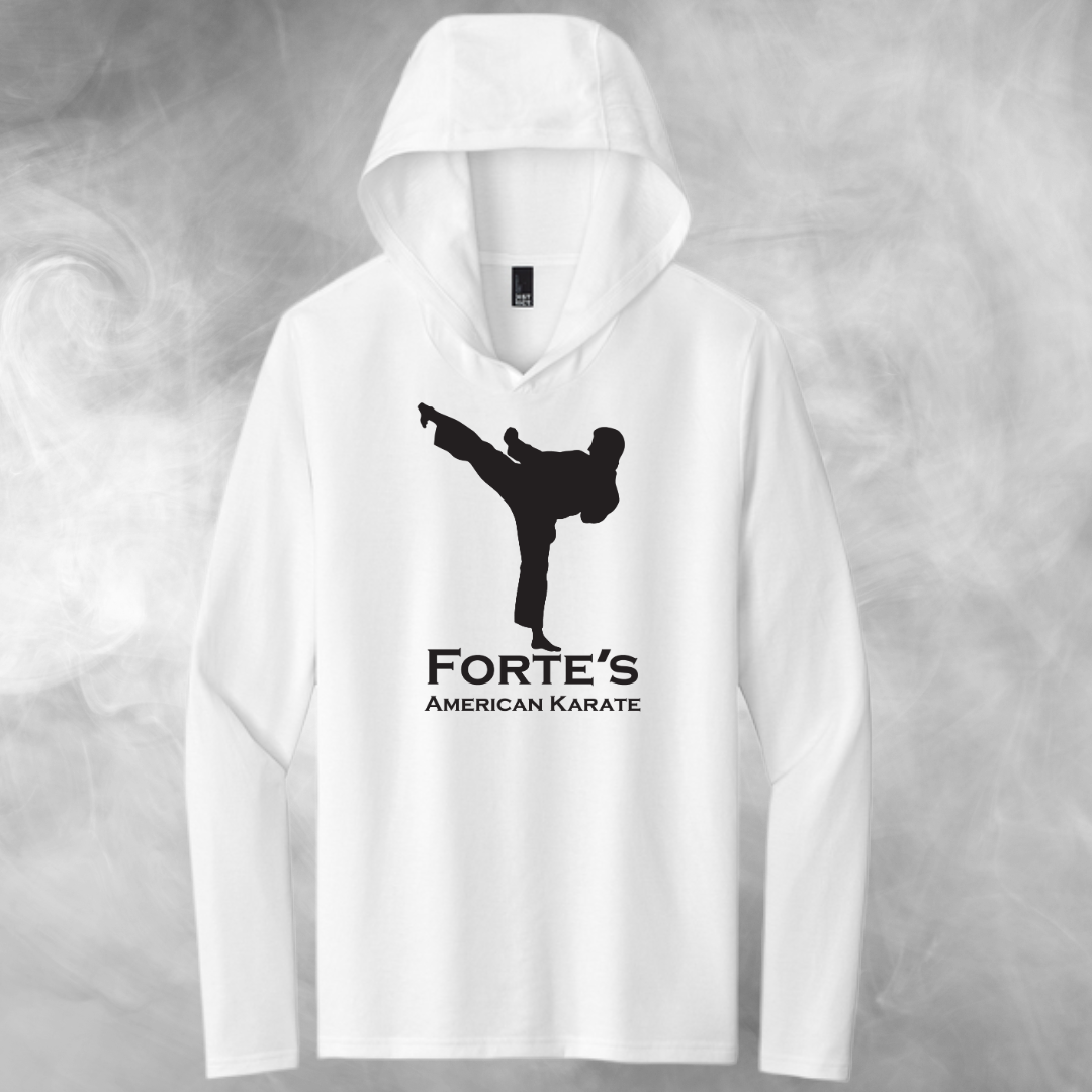 Forte's Karate Spring Tri-blend Long Sleeve T-shirt Hoodie