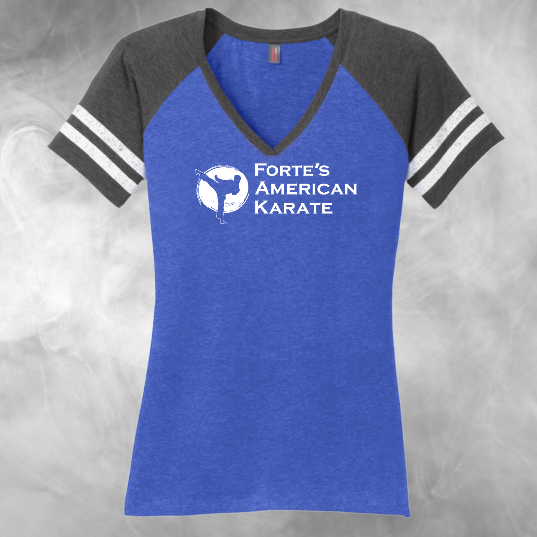 Forte's Karate Spring Women's Game V-Neck Tee